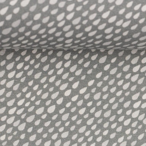 Jersey "Let´s rain again" Tropfen grau